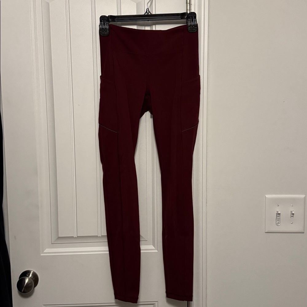 lululemon athletica Burgundy Leggings